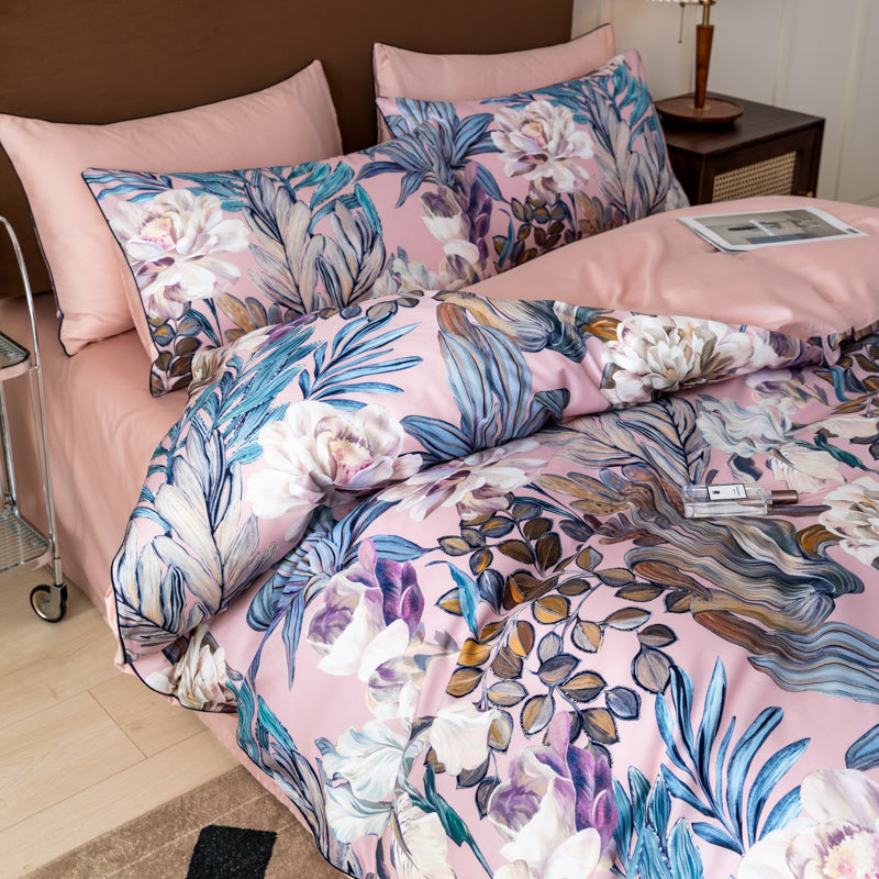 Vanilla Botanical Bedding Set | Cotton Bedding Set | Premium Bedroom