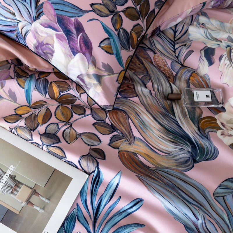 Vanilla Botanical Bedding Set | Cotton Bedding Set | Premium Bedroom