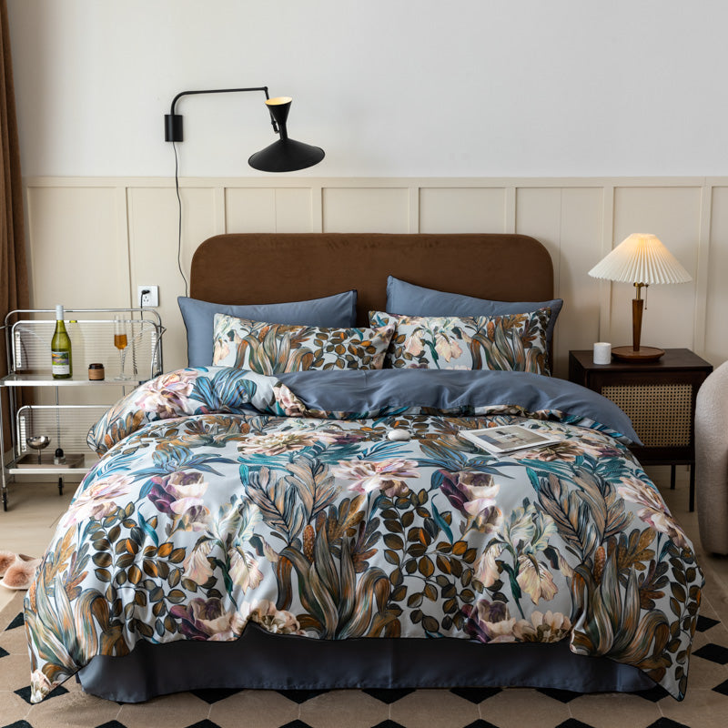 Rhythm Leaf Floral Bedding Sets | Floral Bedding Sets | Premium Bedroom
