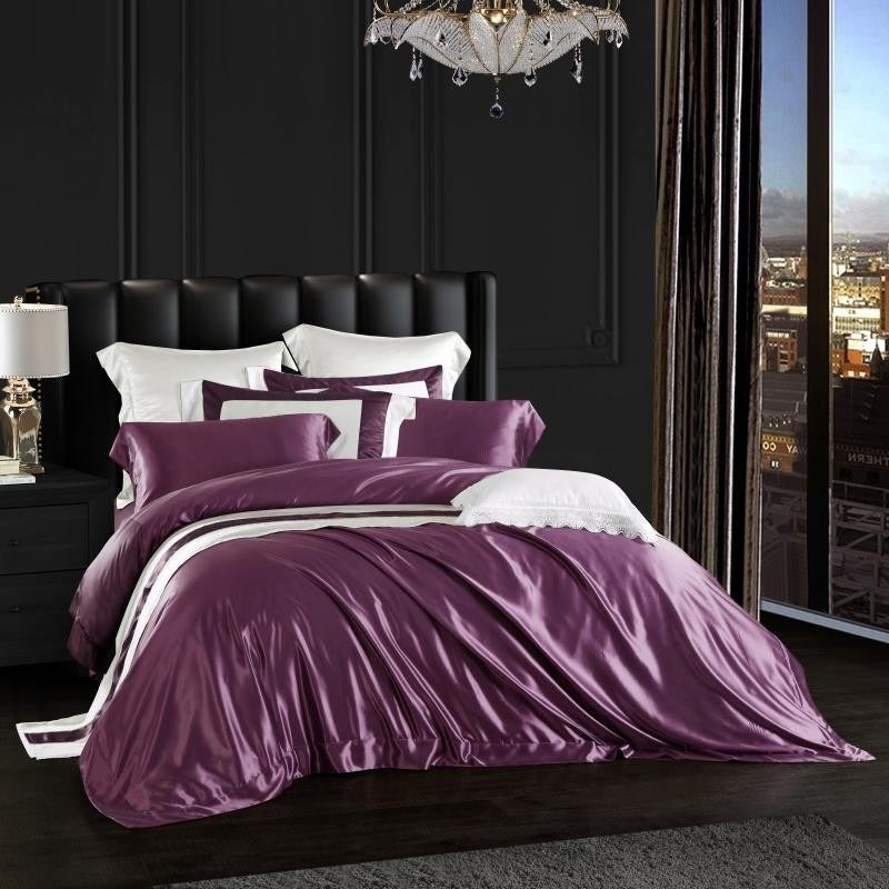 Japanese Violet Bedding Set | Japanese Violet Duvet | Premium Bedroom