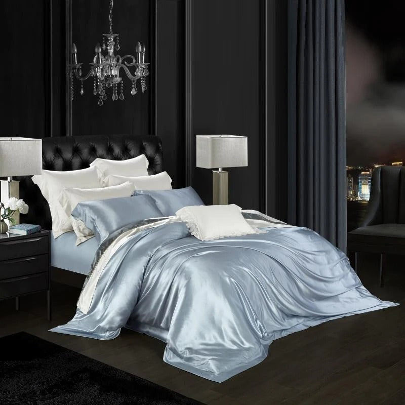 Bali Blue Silk Bedding Set | Bali Blue Bedding Set | Premium Bedroom