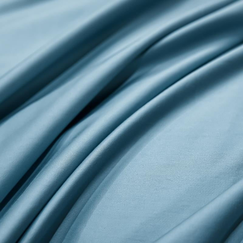 Sky Blue Silky Bedding Set | Sky Blue Bedding Set | Premium Bedroom