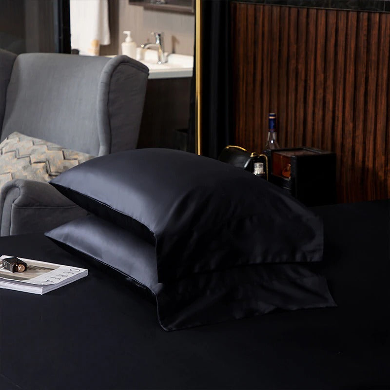 Rich Black Bedding Set | Black Bedding Set | Premium Bedroom