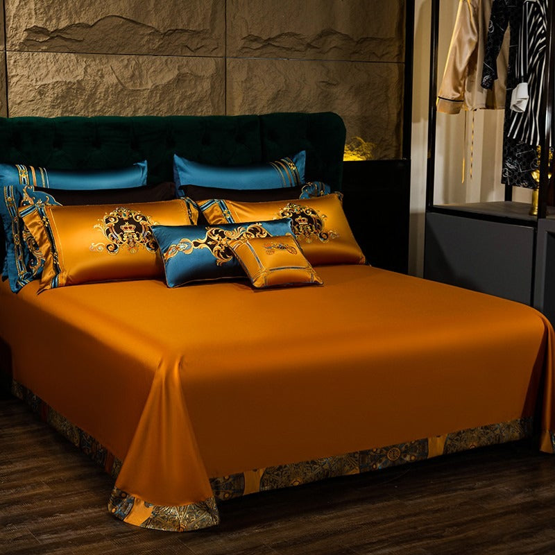 Raeda Tassel Bedding Set | Gold Bedding Set | Premium Bedroom