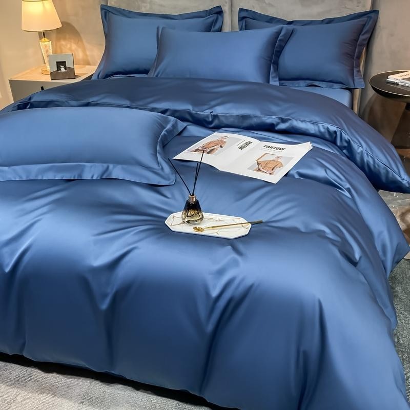 Royal Blue Cotton Bedding Set | Best Bedding Set | Premium Bedroom