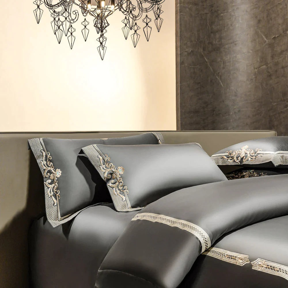 Knight Grey Egyptian Bedding Set | All Beddings | Premium Bedroom