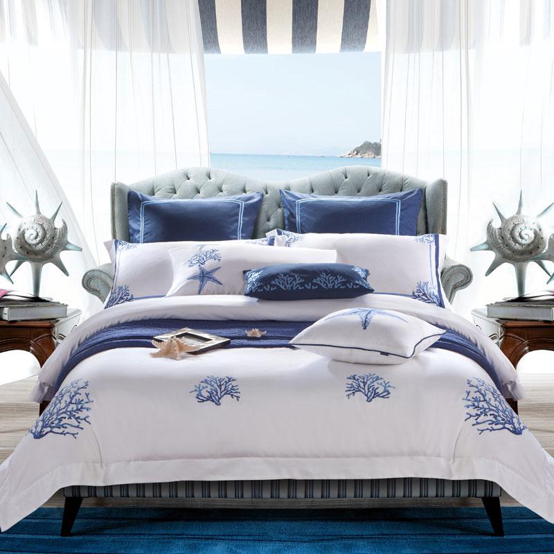 Blue Floral Bedding Set | Floral Bedding Set | Premium Bedroom