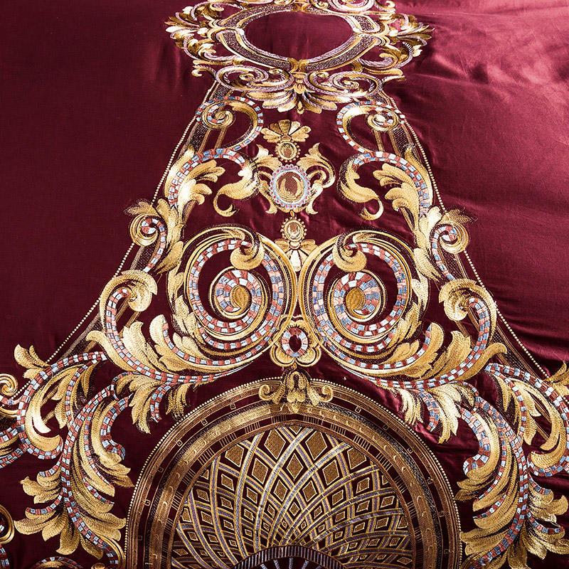 Burgundy Bedding Set | Burgundy Egyptian Bedding Set | Premium Bedroom