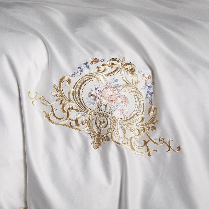 Pearl White Bedding Set | White Bedding Set | Premium Bedroom