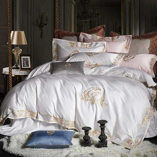Pearl White Bedding Set | White Bedding Set | Premium Bedroom