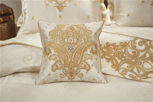 Bristol Beige Bedding Set | Satin Cotton Bedding | Premium Bedroom