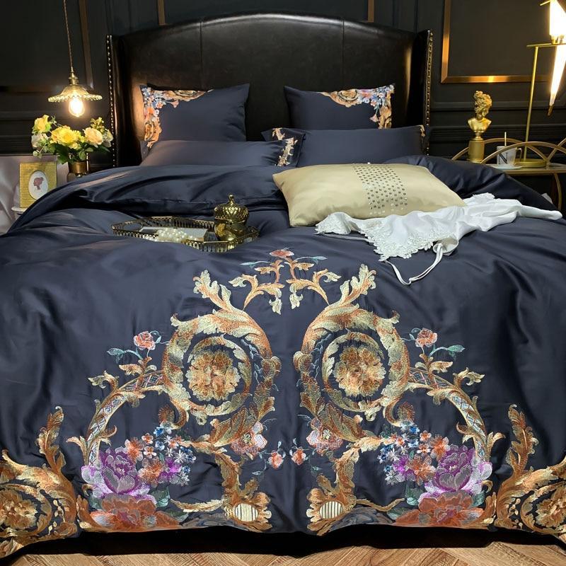 Arsenic Embroidery Bedding Set | Arsenic Bed Sheets | Premium Bedroom