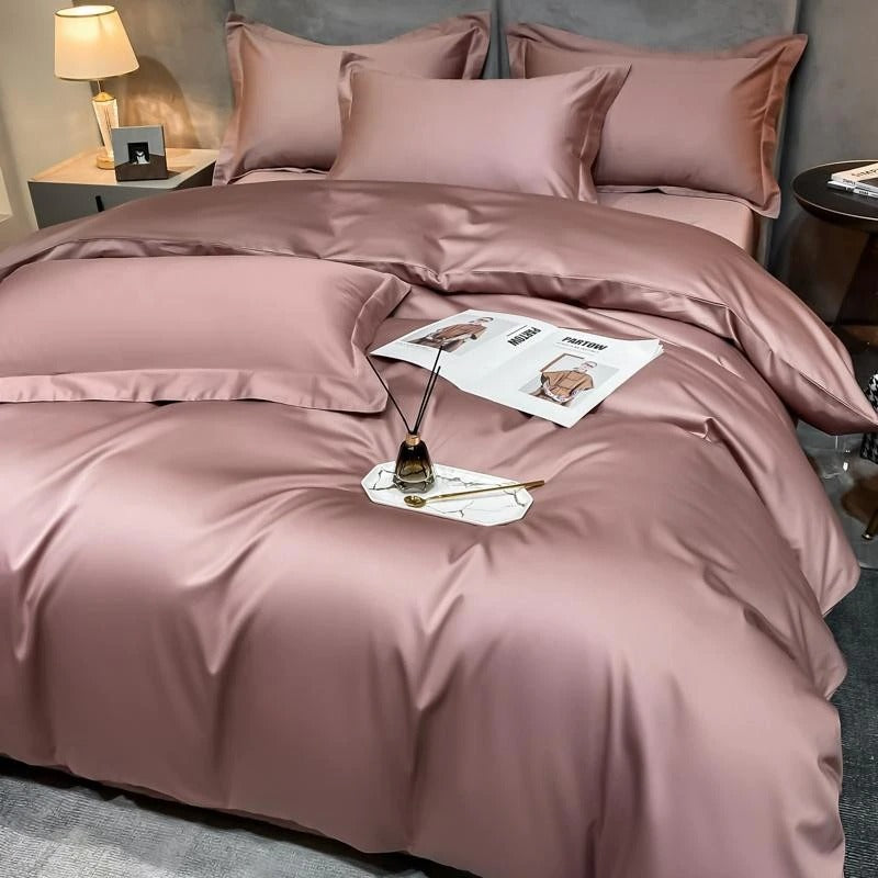 Rosy Brown Bedding Set | Cotton Bedding Set | Premium Bedroom