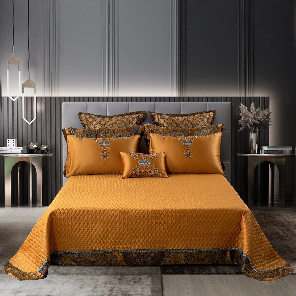Crown Jacquard Bedding Sets | Crown Bedding Set | Premium Bedroom