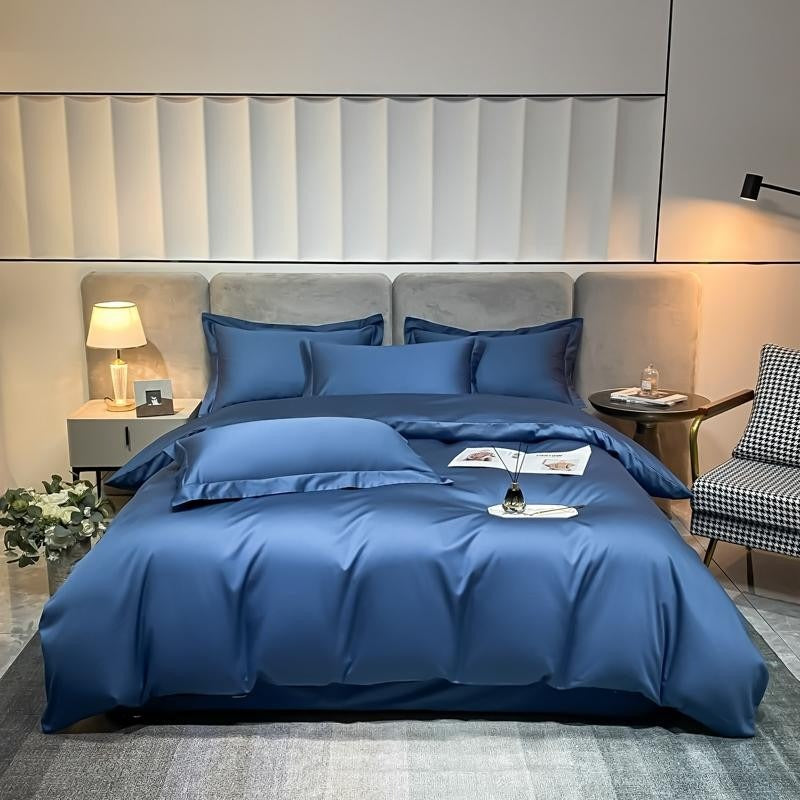 Royal Blue Cotton Bedding Set | Best Bedding Set | Premium Bedroom