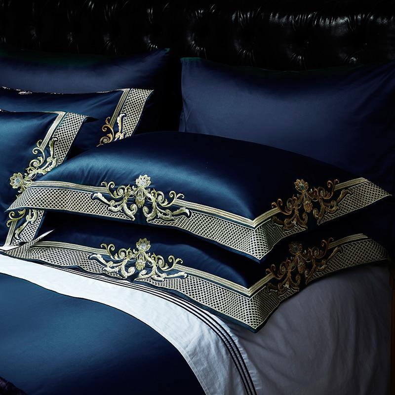 Dark Blue Bedding Set | Dark Blue Bedding | Premium Bedroom