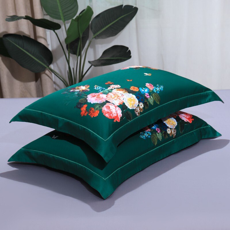 Jungle Green Duvet | Jungle Green Floral Bedding Set | Premium Bedroom