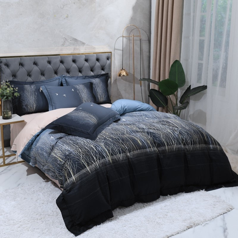 Dark Forest Bedding Set | Forest Egyptian Bedding | Premium Bedroom