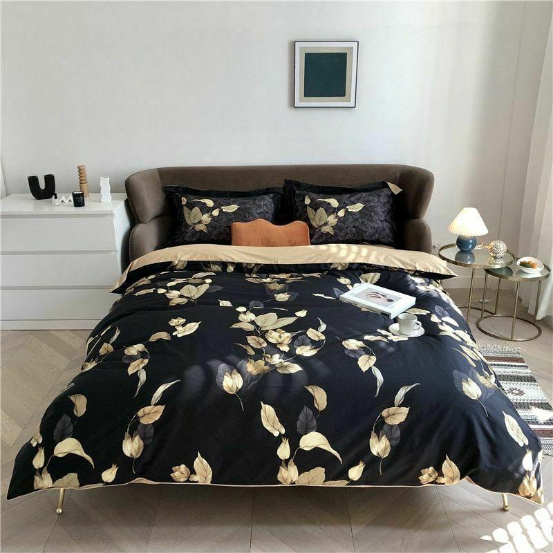 Autumn Leaves Bedding Set | Botanical Bedding Set | Premium Bedroom