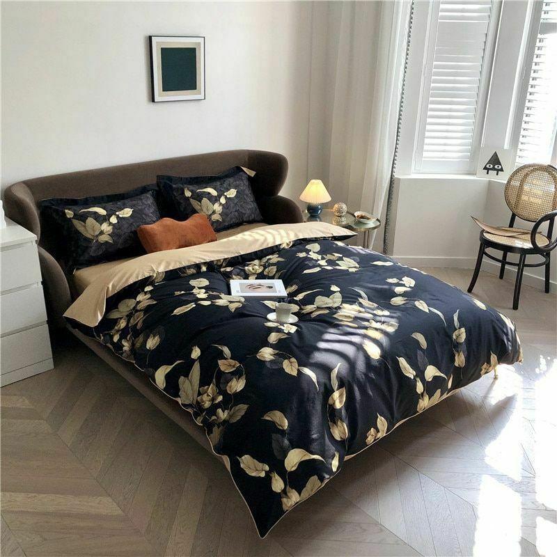 Autumn Leaves Bedding Set | Botanical Bedding Set | Premium Bedroom