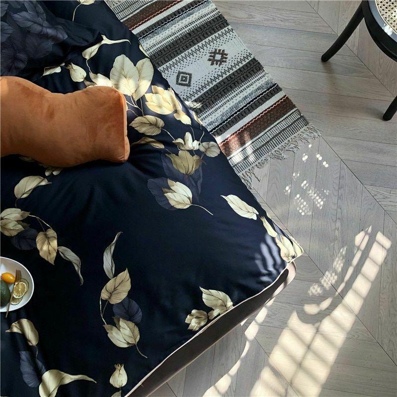 Autumn Leaves Bedding Set | Botanical Bedding Set | Premium Bedroom