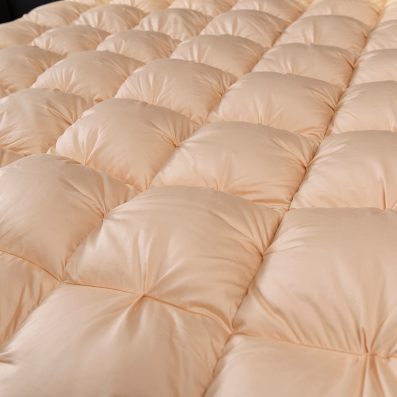 Beige Quilted Duvet Cover | Goose Down Duvet | Premium Bedroom