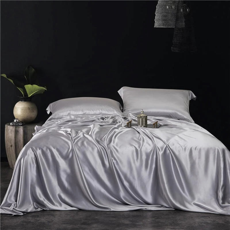 Silk Bedding Set Luxury Silk Bedding Set Premium Bedroom