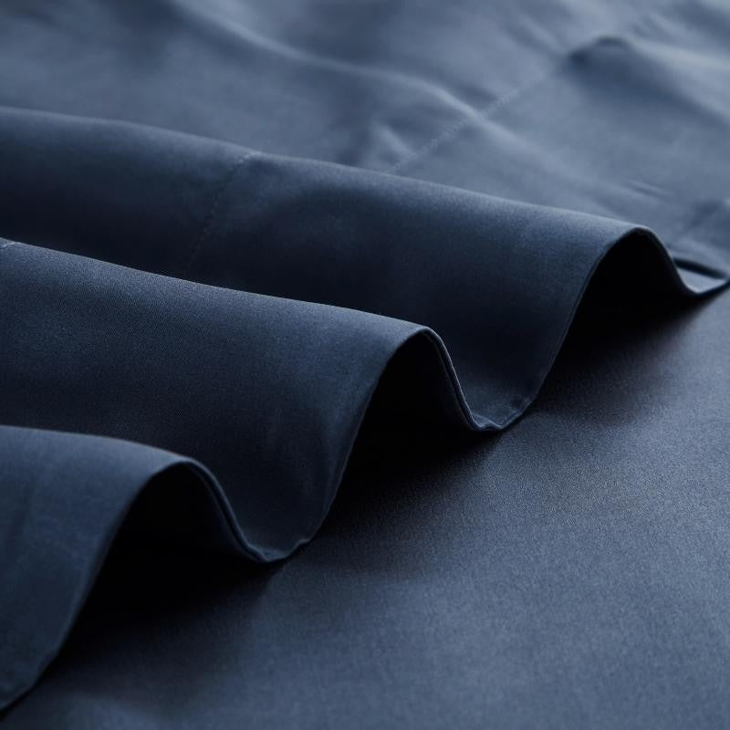 Navy Blue Bedding Set | Navy Blue Silk Bedding | Premium Bedroom
