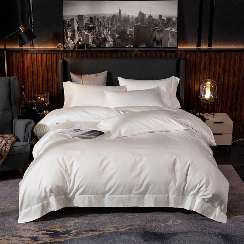 Ivory Silk Bedding Duvet | Ivory Silk Bedding Set | Premium Bedroom