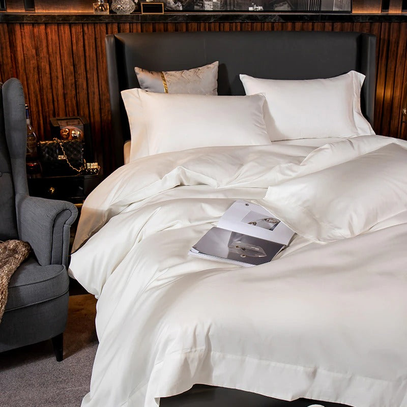 Ivory Silk Bedding Duvet | Ivory Silk Bedding Set | Premium Bedroom