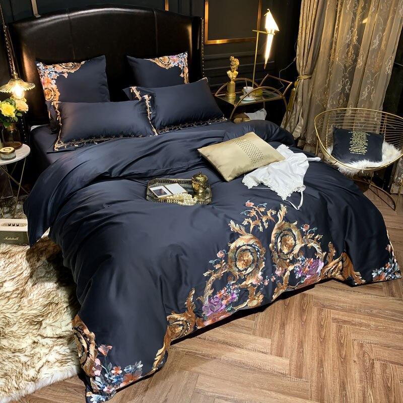 Arsenic Embroidery Bedding Set | Arsenic Bed Sheets | Premium Bedroom