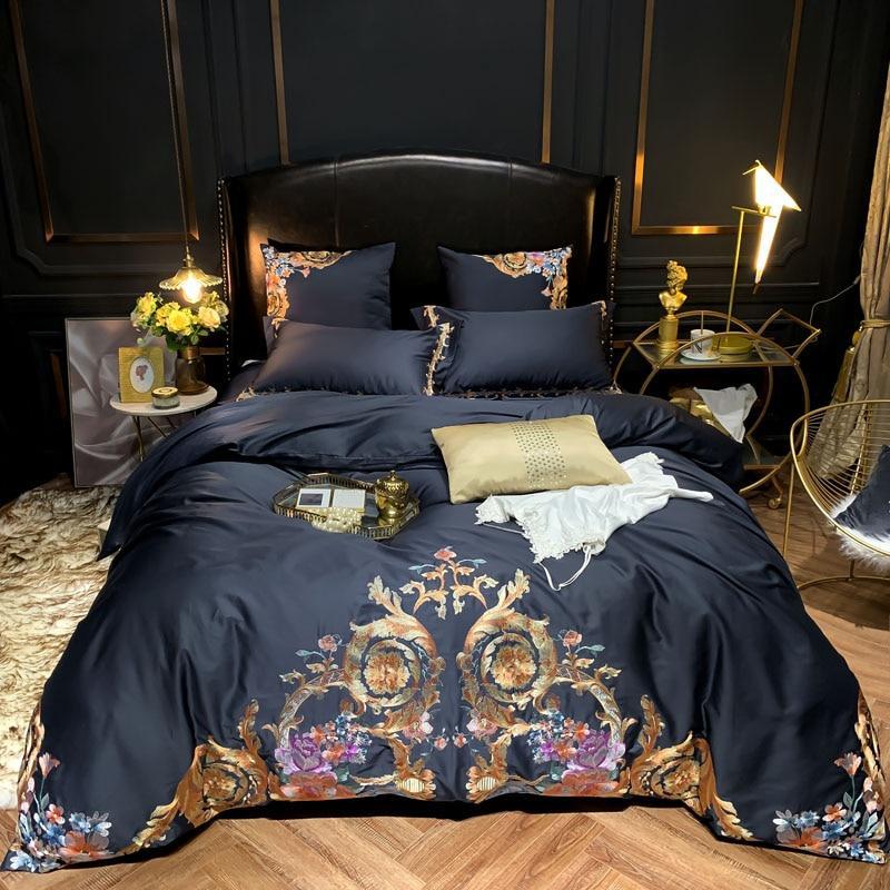 Arsenic Embroidery Bedding Set | Arsenic Bed Sheets | Premium Bedroom