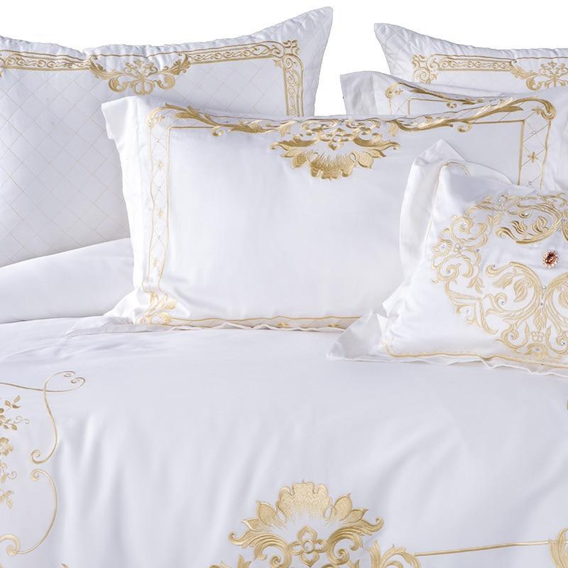 Embroidered Duvet Cover | Embroidery Bedding Set | Premium Bedroom