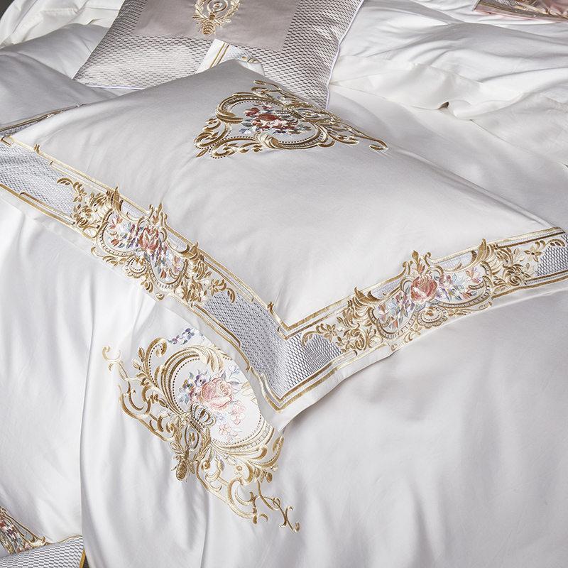 Pearl White Bedding Set | White Bedding Set | Premium Bedroom