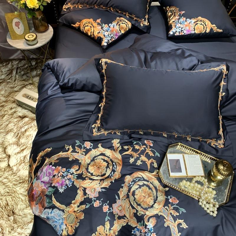 Arsenic Embroidery Bedding Set | Arsenic Bed Sheets | Premium Bedroom