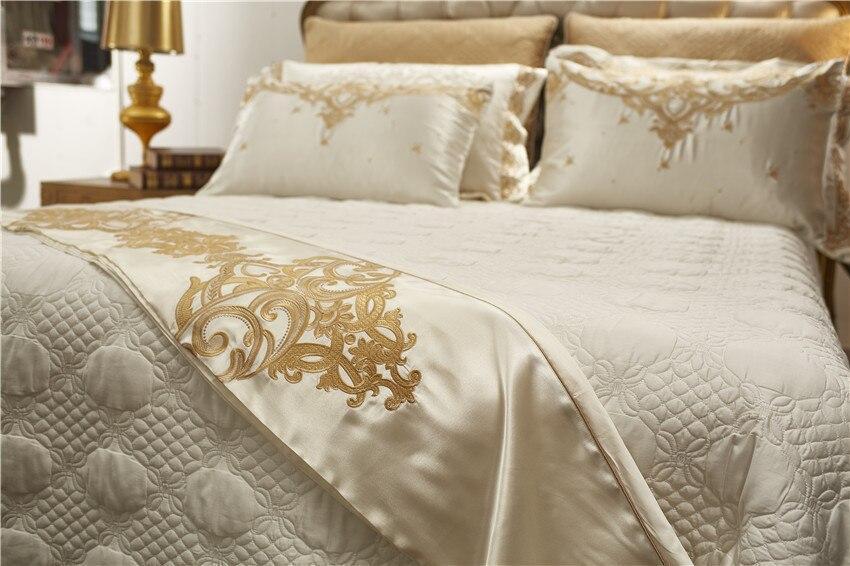 Bristol Beige Bedding Set | Satin Cotton Bedding | Premium Bedroom