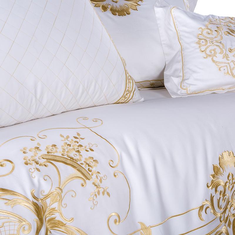Embroidered Duvet Cover | Embroidery Bedding Set | Premium Bedroom
