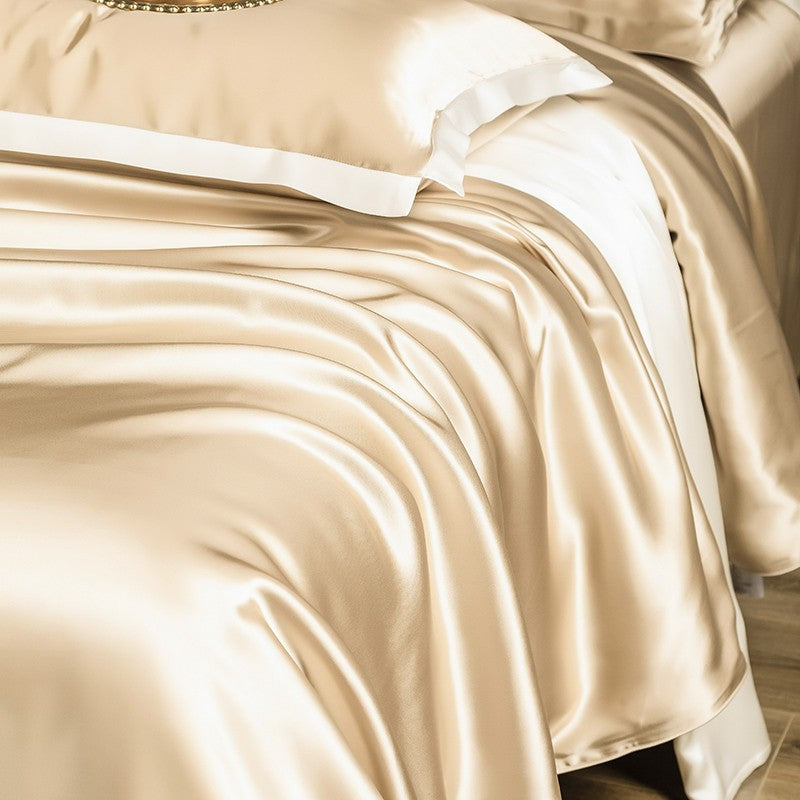 Victorian Gold Luxury Silk Bedding Set