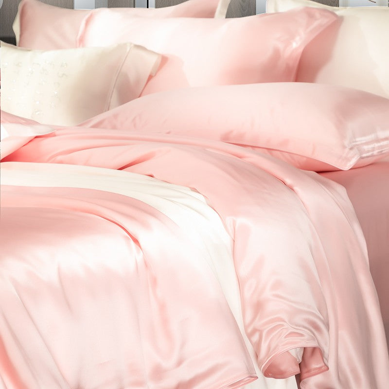 Pink Luxury Silk Bedding Set