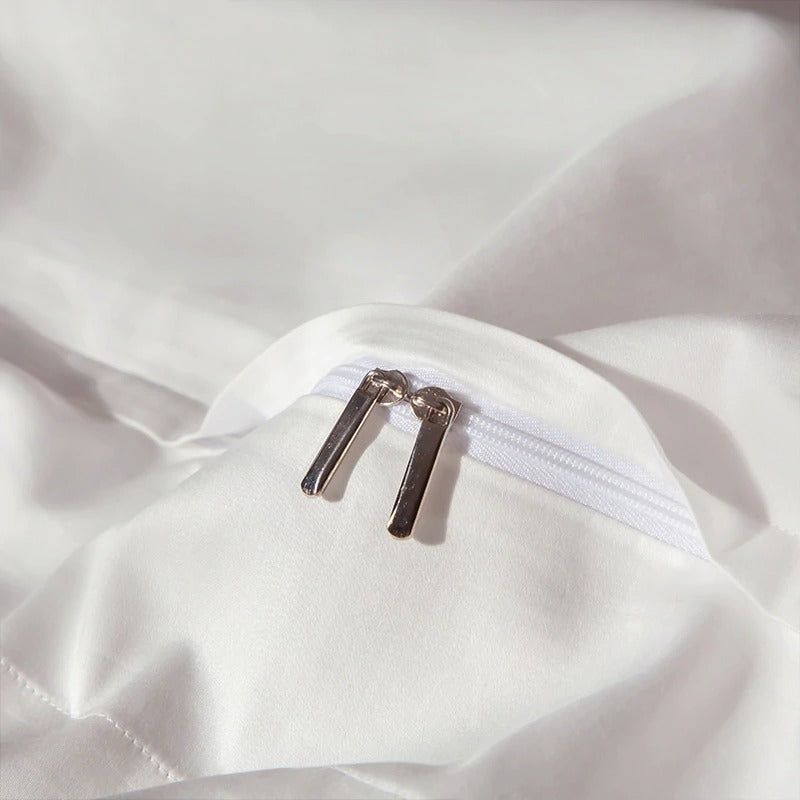 Ivory Silk Bedding Duvet | Ivory Silk Bedding Set | Premium Bedroom
