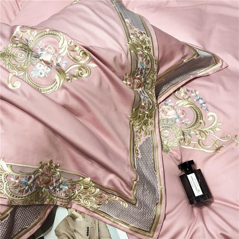 Pink Egyptian Bedding Set | Pink Bedding Set | Premium Bedroom