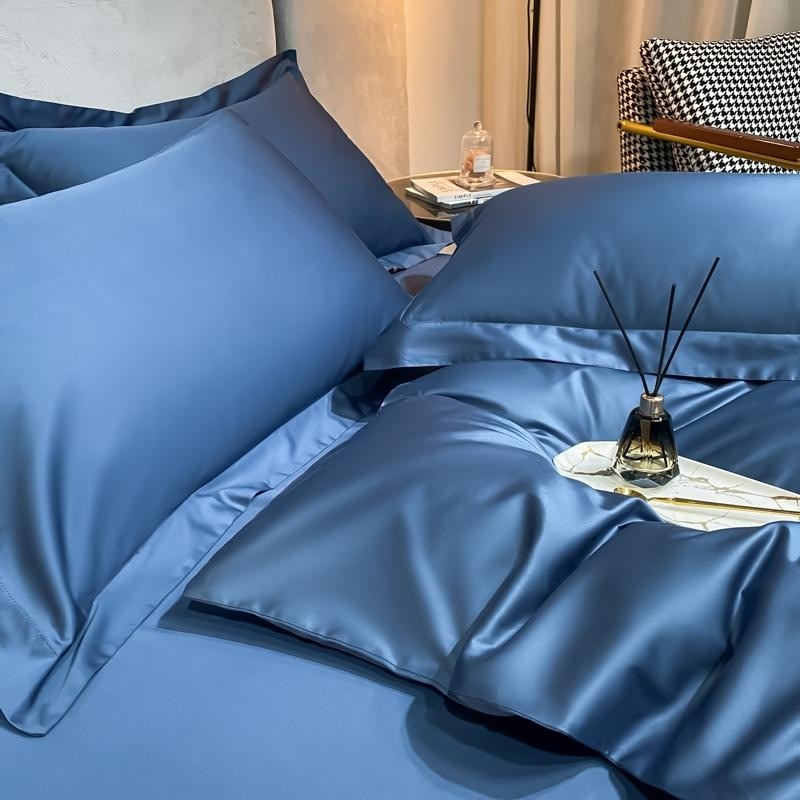 Royal Blue Cotton Bedding Set | Best Bedding Set | Premium Bedroom