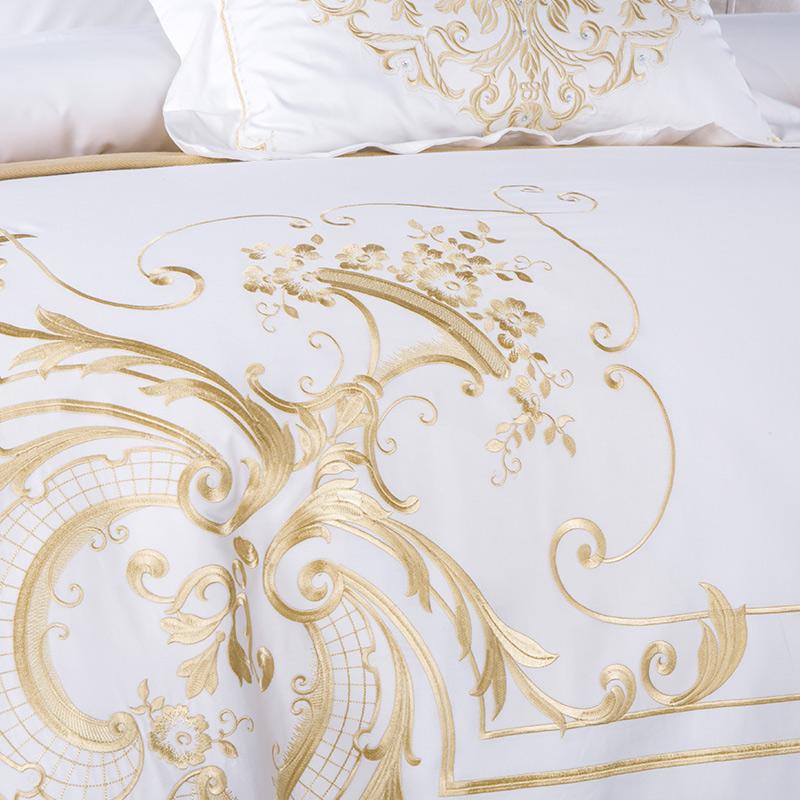 Embroidered Duvet Cover | Embroidery Bedding Set | Premium Bedroom