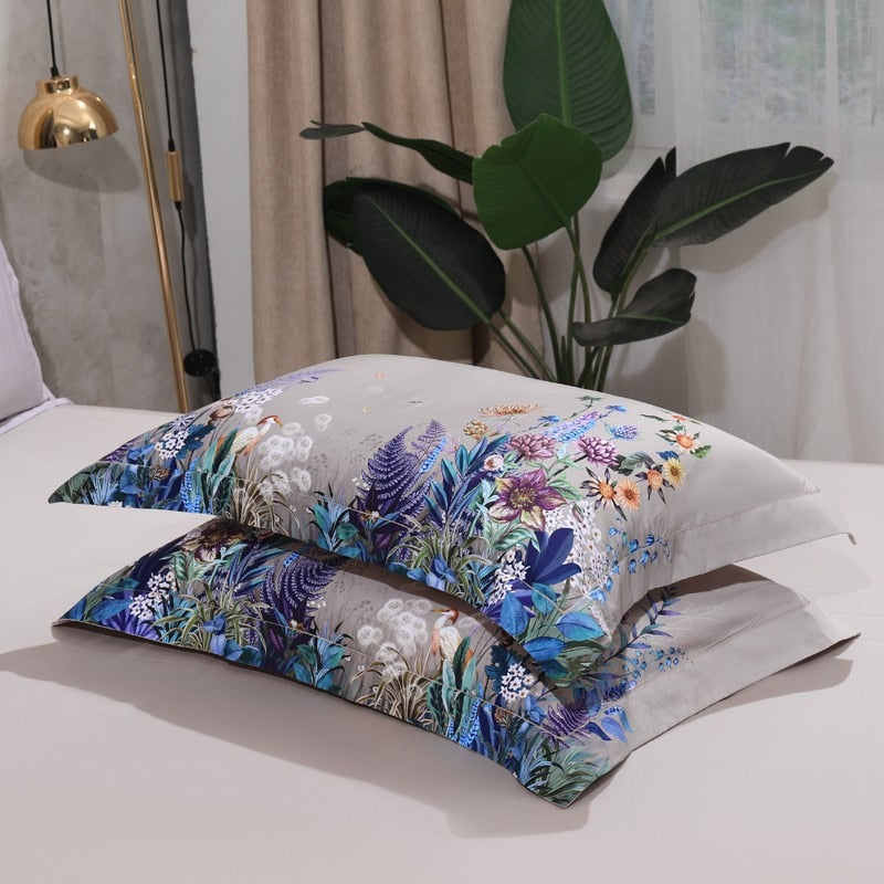 Purple Floral Bedding Set | Purple Bedding Set | Premium Bedroom