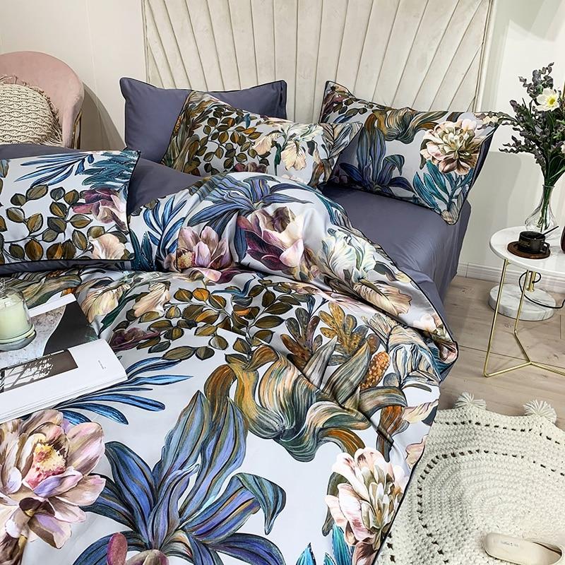 Rhythm Leaf Floral Bedding Sets | Floral Bedding Sets | Premium Bedroom